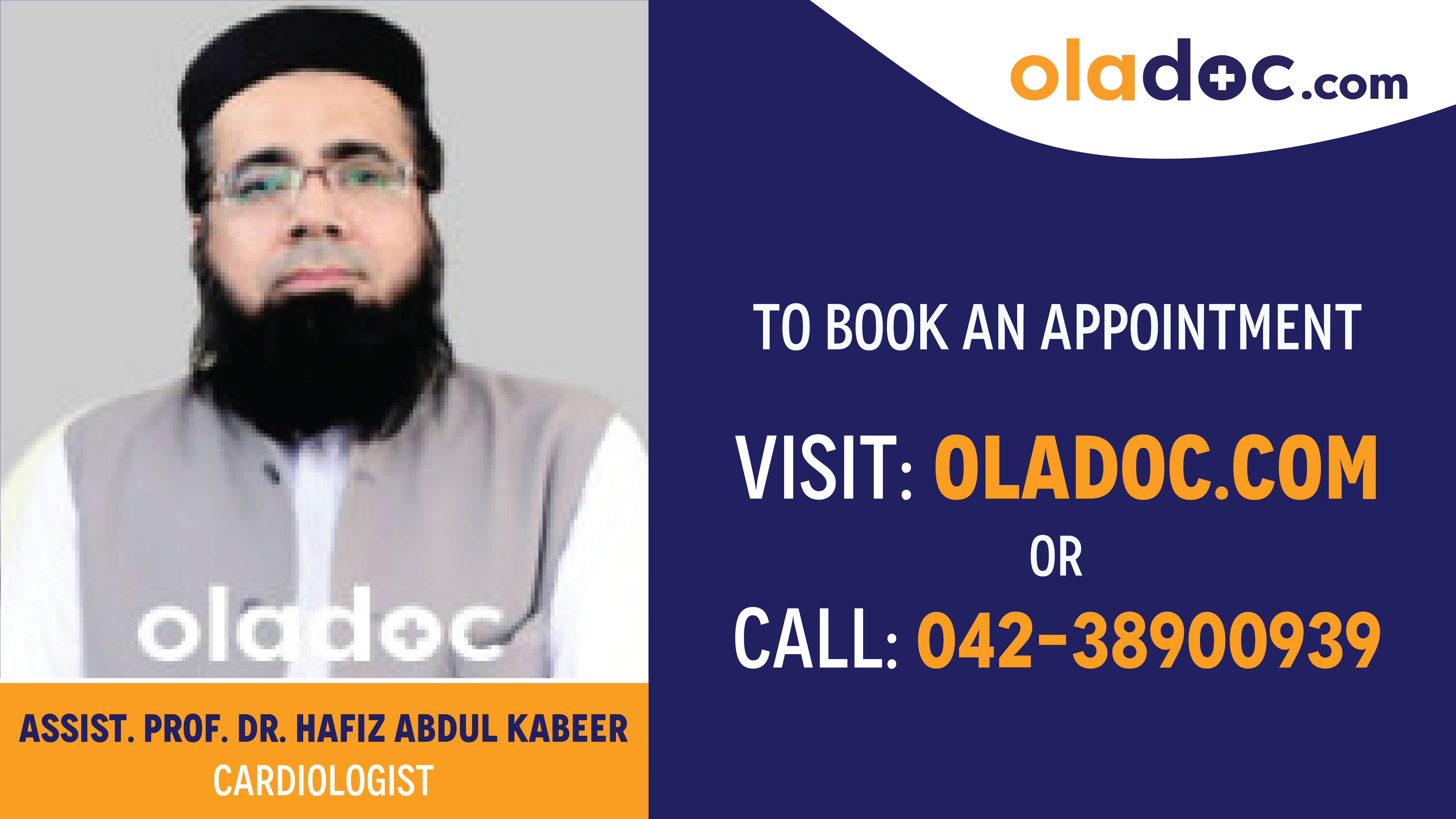 Book appointment with Dr.Hafiz Abdul Kabeer-best Cardiologist in Multan